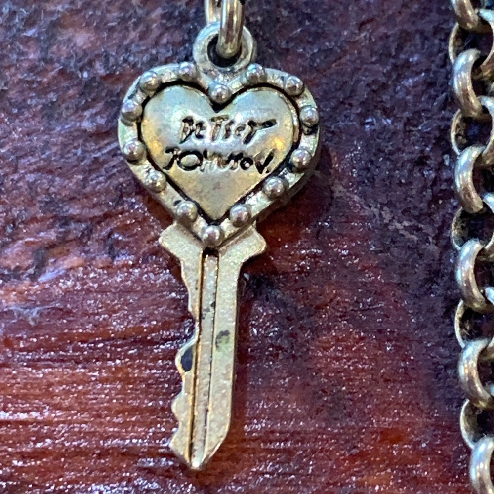 Vintage Betsey Johnson Gold 3D Rose Flower Necklace - Picture 11 of 17